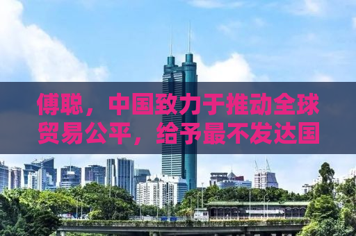 傅聪，中国致力于推动全球贸易公平，给予最不发达国家零关税待遇