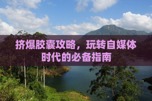 挤爆胶囊攻略，玩转自媒体时代的必备指南