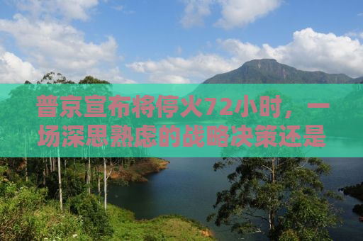 普京宣布将停火72小时，一场深思熟虑的战略决策还是人道主义关怀的展现？