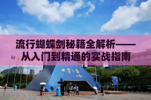 流行蝴蝶剑秘籍全解析——从入门到精通的实战指南