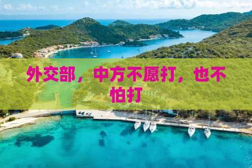 外交部，中方不愿打，也不怕打