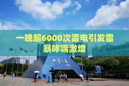 一晚超6000次雷电引发雷暴哮喘激增