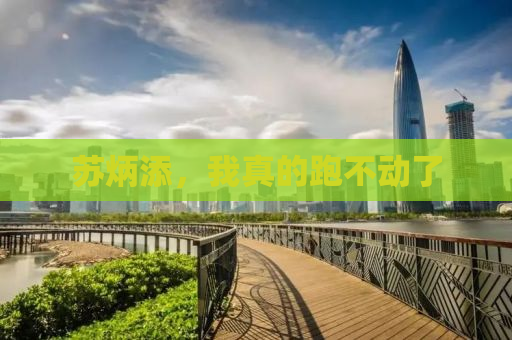 苏炳添，我真的跑不动了