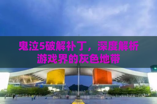 鬼泣5破解补丁，深度解析游戏界的灰色地带