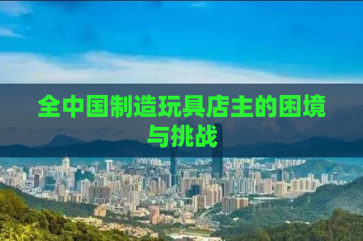全中国制造玩具店主的困境与挑战