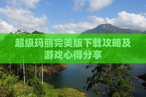 超级玛丽完美版下载攻略及游戏心得分享