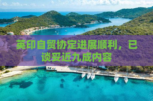 英印自贸协定进展顺利，已谈妥近九成内容